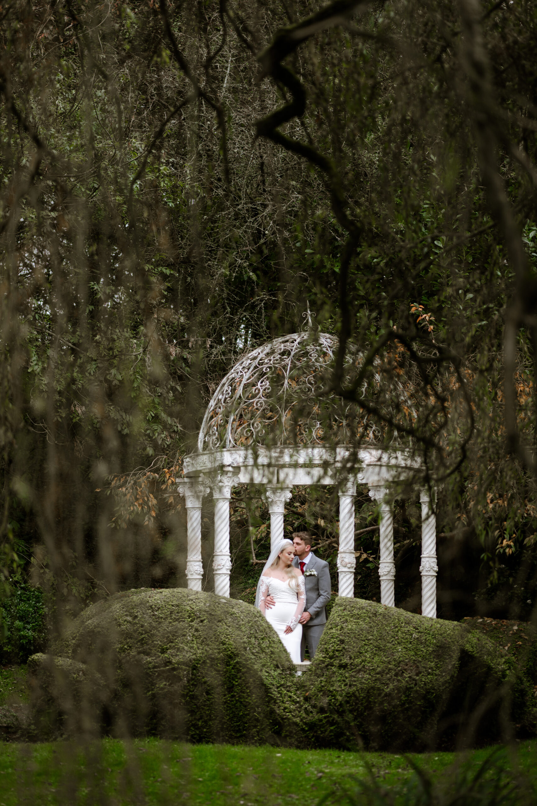 MILL BARNS WEDDING PHOTOGRAPHER Bride and groom portraits