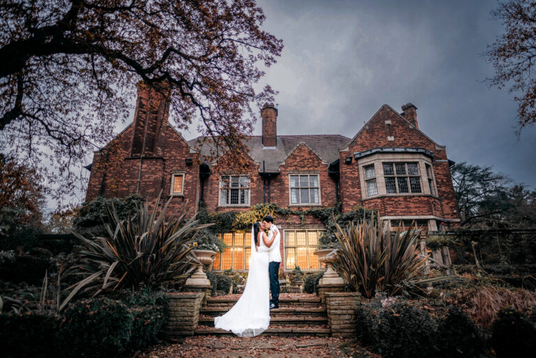 Moxhull Hall wedding photographer couple portrait