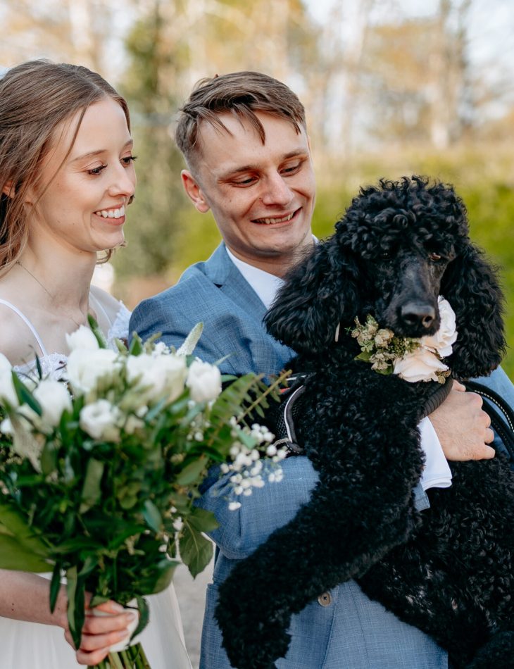 Bride and Groom Manor Hill House Wedding Portrait