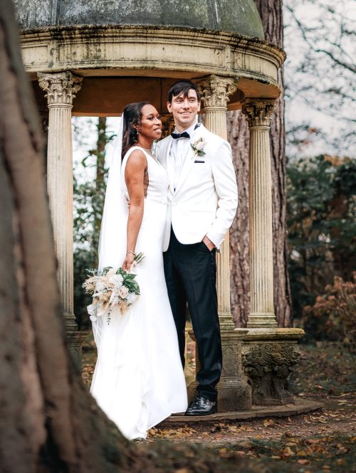 Moxhull Hall wedding photographer bride and groom