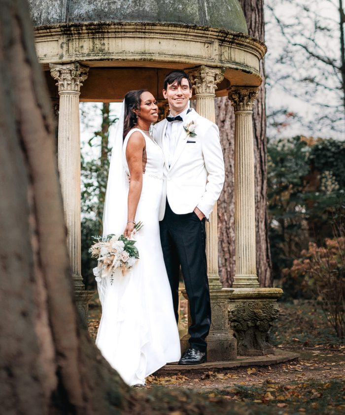 Moxhull Hall wedding photographer bride and groom