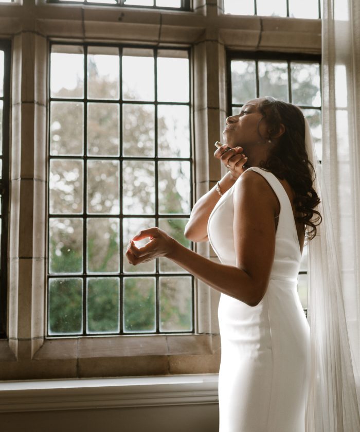 Moxhull Hall wedding photographer bridal prep