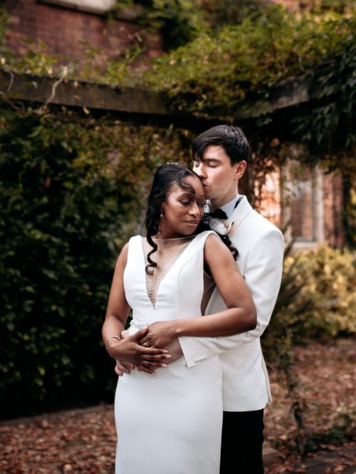 Moxhull Hall wedding photographer couple portrait
