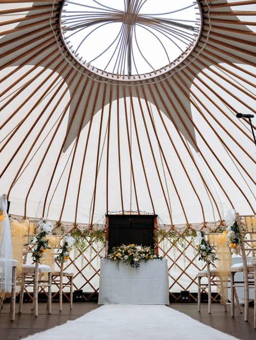 shropshire wedding venue the wroxeter yurt
