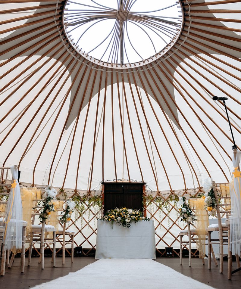 shropshire wedding venue the wroxeter yurt