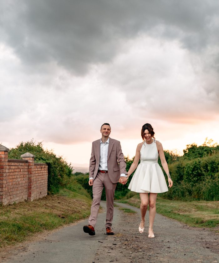UK wedding photographer capturing relaxed couple moment