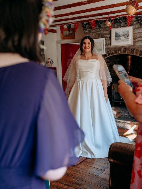Candid wedding moments – Shropshire wedding photography at The Grain Loft