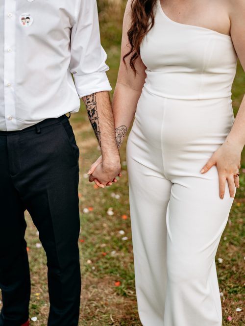 Shropshire wedding videographer - bride and groom